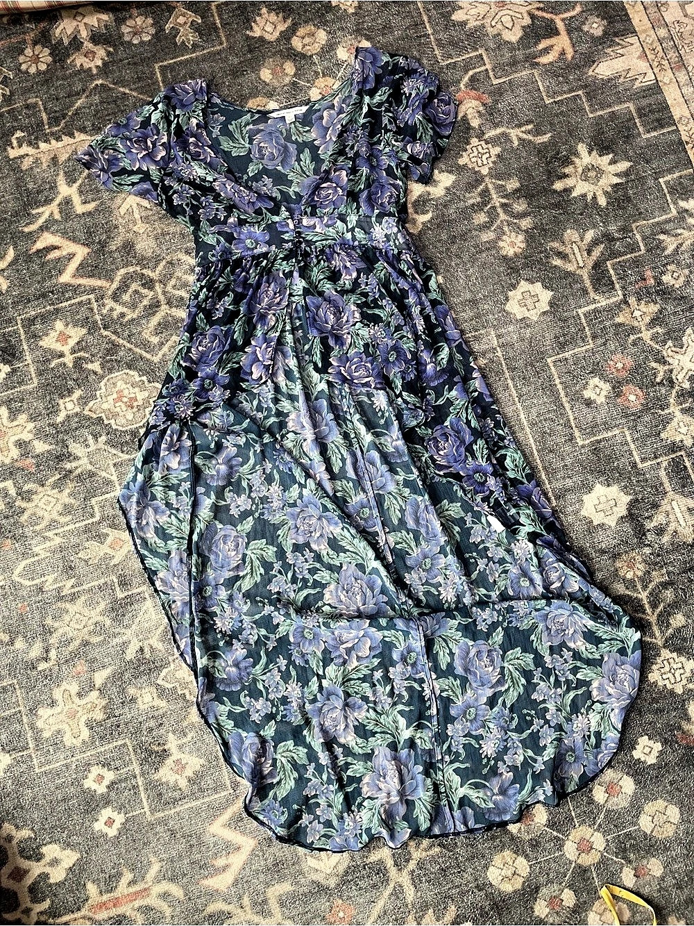 American Eagle Outfitters Floral Maxi Top